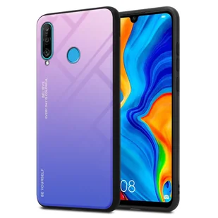 Pokrowiec Do Huawei P30 LITE Etui w RÓŻOWO - NIEBIESKI TPU Obudowa Case Cover Plecki Ochronny Cadorabo - Etui i futerały do telefonów - miniaturka - grafika 1