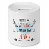 Skarbonki - Skarbonka dla Diany na Urodziny Idealny Prezent z Nadrukiem ze Zdjęciem - miniaturka - grafika 1