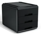 Pudła i kartony archiwizacyjne - ORGANIZER 3 szuflady wysuwane DO DOKUMENTÓW A5 - miniaturka - grafika 1