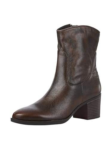 Marco Tozzi Damskie botki Zip+Slip 2-25360-43 modne kozaki, Cuoio Antic, 41 EU, cuoio antic, 41 EU