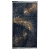 Dywany - Dywan drukowany JUKO petra 80 x 140 cm czarny - miniaturka - grafika 1