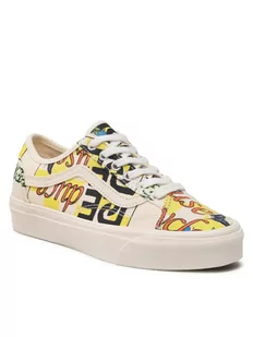 Vans Tenisówki Old Skool Tape VN0A54F4ARG1 Beżowy - Półbuty damskie - miniaturka - grafika 1