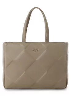 Calvin Klein - Damska torba shopper, beżowy - Torebki damskie - miniaturka - grafika 1