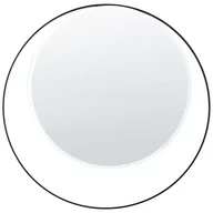 Lustra - Metalowe Okrągłe Lustro Ścienne Ø 50 Cm Czarne Agde - miniaturka - grafika 1