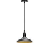 Lampy sufitowe - Aigostar - Żyrandol na lince 1xE27/60W/230V czarny - miniaturka - grafika 1