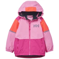 Kurtki narciarskie - Helly Hansen K Rider 2.0 Ins, kurtka narciarska, juniorska, różowa - miniaturka - grafika 1