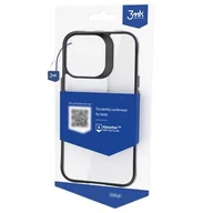 Etui i futerały do telefonów - 3MK Etui Satin Armor Case+ do Samsung Galaxy A14 Przezroczysto-czarny - miniaturka - grafika 1