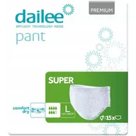 Pieluchy dla dorosłych - DAILEE Pant Premium Super Majtki chłonne L, 15szt. - miniaturka - grafika 1