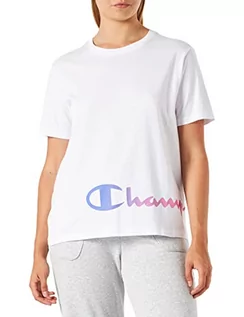 Koszulki i topy damskie - Champion Koszulka damska Color Story, biały, XL - grafika 1