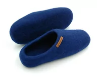 Kapcie męskie - Feltiness, Paputy Granatowe, kapcie wełniane 43-44 (27cm) - miniaturka - grafika 1