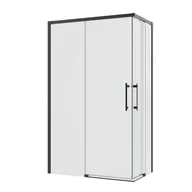 Kabiny prysznicowe - Kabina prysznicowa prostokątna Remix 120 x 80 x 195 cm czarna Sensea - miniaturka - grafika 1