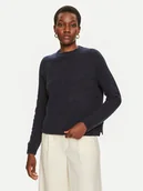 Swetry damskie - Boss Sweter Febisan 50478315 Granatowy Regular Fit - miniaturka - grafika 1