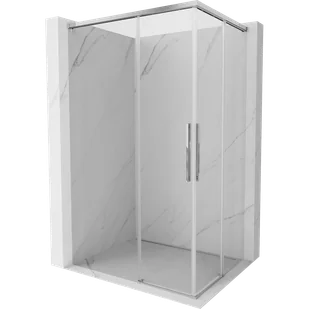 Mexen Rox Duo kabina prysznicowa rozsuwana 110 x 95 cm, transparent, chrom - 8C2D-110-095-01-00 - Kabiny prysznicowe - miniaturka - grafika 1