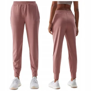 Spodnie treningowe dresowe damskie 4F szybkoschnące sportowe fitness M - Legginsy - miniaturka - grafika 1