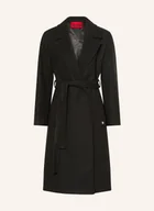 Płaszcze damskie - Hugo Płaszcz Melzy-1 schwarz - miniaturka - grafika 1
