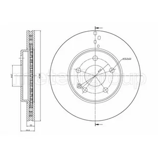 METELLI Tarcza hamulcowa 23-0832C - Szczęki hamulcowe - miniaturka - grafika 1