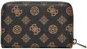 Portfele - Portfel damski GUESS poziomy mały portmonetka monogram - miniaturka - grafika 1