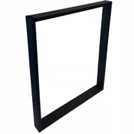 Meble modułowe i akcesoria - Nogi metalowe Do stołu Loft Industrial czarne 60x72 cm Profil 6x2cm 1 szt - miniaturka - grafika 1