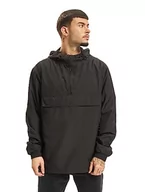 Kurtki męskie - Urban Classics Basic Pull Over Jacket Kurtka Mężczyźni , czarny , XS - miniaturka - grafika 1