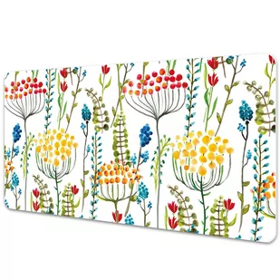 Duża podkładka ochronna na biurko Kolorowa Łąka 100x50 cm - Podkładki na biurko - miniaturka - grafika 1