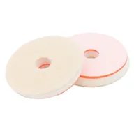 Akcesoria do mycia samochodu - Honey combination Honey Combination Short Wool Pad mocno tnący pad z krótkiej naturalnej wełny - 80/100mm HON000094 - miniaturka - grafika 1