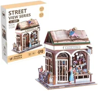 Puzzle - Askato Drewniane puzzle 3D Uliczny zakątek księgarnia - miniaturka - grafika 1