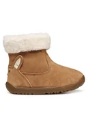 Buty dla dziewczynek - Geox Kozaki B Macchia B564PA 00022 C6627 Brązowy - miniaturka - grafika 1