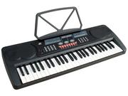 Instrumenty klawiszowe - Meike Keyboard Organy 54 Klawisze Zasilacz Mikrofon MK-632 MK-632 - miniaturka - grafika 1