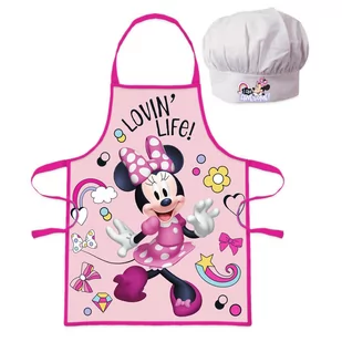 Fartuch Kuchenny I Czapka Myszka Minnie Dla Dzieci - Śliniaki i fartuszki - miniaturka - grafika 1