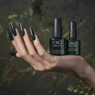 CND Shellac Forever Green 7,3ml - Lakiery hybrydowe - miniaturka - grafika 4