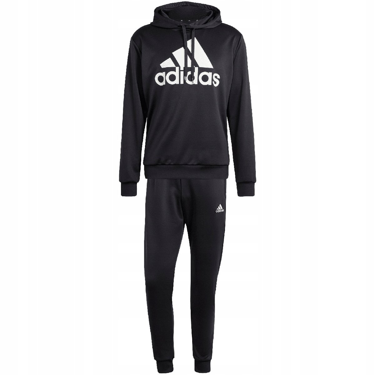 Dres męski adidas Terry Hooded Tracksuit czarny IP1610 S