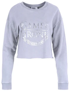 Szara, krótka bluza Gra o tron XS - Bluzy damskie - miniaturka - grafika 1