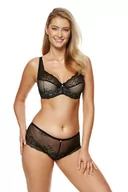 Biustonosze - Scarlet/B3 biustonosz półusztywniany (kolor czarny, rozmiar 75B) - miniaturka - grafika 1