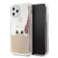 Etui i futerały do telefonów - Karl Lagerfeld K-Peek A Boo - Etui iPhone 11 Pro Glitter Pink Gold - miniaturka - grafika 1