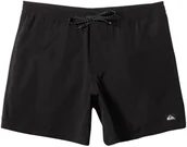 Spodenki damskie - szorty kąpielowe mięske QUIKSILVER EVERYDAY SOLID VOLLEY 15 Black - KVJ0 - miniaturka - grafika 1