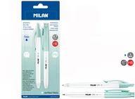 Przybory szkolne - MILAN Zestaw Milan Długopis P1 + ołówek automatyczny PL1 0,7 HB ANTIBACTERIAL na blistrze - miniaturka - grafika 1