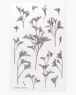 naklejki ozdobne kwiaty: lawenda morska - Zabawki kreatywne - miniaturka - grafika 1