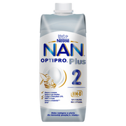 Mleko modyfikowane - Nestle Nan Optipro Plus 2 HM-0 mleko modyfikowane w płynie dla niemowląt po 6 miesiącu życia 500 ml - miniaturka - grafika 1
