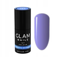 Lakiery hybrydowe - Lakier hybrydowy Glam Nails 167 Magic Blue 6ml - miniaturka - grafika 1