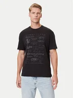 Koszulki męskie - Tommy Jeans T-Shirt Archive Logos DM0DM21584 Czarny Relaxed Fit - miniaturka - grafika 1