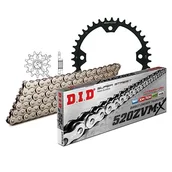 Części motocyklowe - Zestaw łańcuchów DID stal 520ZVM-X / 102 nit do Yamaha YFM R YFM25R 250 ccm - miniaturka - grafika 1