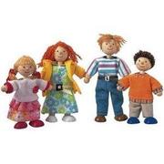 Lalki dla dziewczynek - Plan Toys Nowoczesna rodzina lalek 7142 - miniaturka - grafika 1