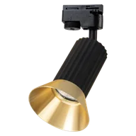 Lampy sufitowe - Track Tulip reflektor spot 1XGU10 do szyny czarny/złoty ML1205 - miniaturka - grafika 1