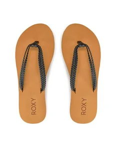 Roxy Japonki ARJL101169 Czarny - Klapki i japonki damskie - miniaturka - grafika 1