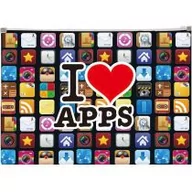 Koperty - Panta Plast Koperta z nadrukiem zip A4 PP Apps - miniaturka - grafika 1