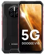 Telefony komórkowe - Doogee V10 5G 128GB Dual Sim Czerwono-czarny - miniaturka - grafika 1