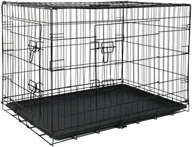 Sprzęt podróżny i transportery dla psów - Wielofunkcyjna metalowa klatka - kojec dla psa, kota i innych zwierząt XL - miniaturka - grafika 1