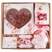 Zestawy upominkowe - ZESTAW PREZENTOWY PREZENT dla kobiety urodziny 18-99 słodycze DLA MAMY BABCI NAUCZYCIELKI - miniaturka - grafika 1