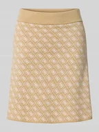 Spódnice - Spódnica mini z elastycznym pasem model ‘AUBREY’ - miniaturka - grafika 1