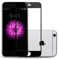 Szkła hartowane na telefon - Szkło Hartowane 3D 5D Czarne Hybryda Do Iphone 7 - miniaturka - grafika 1